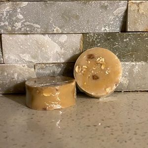Oatmeal, milk and honey soap.